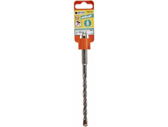wolfcraft - Universeelboor hardmetaal-voorzien\, SDS-plus\, Ø 8 mm - 7437000