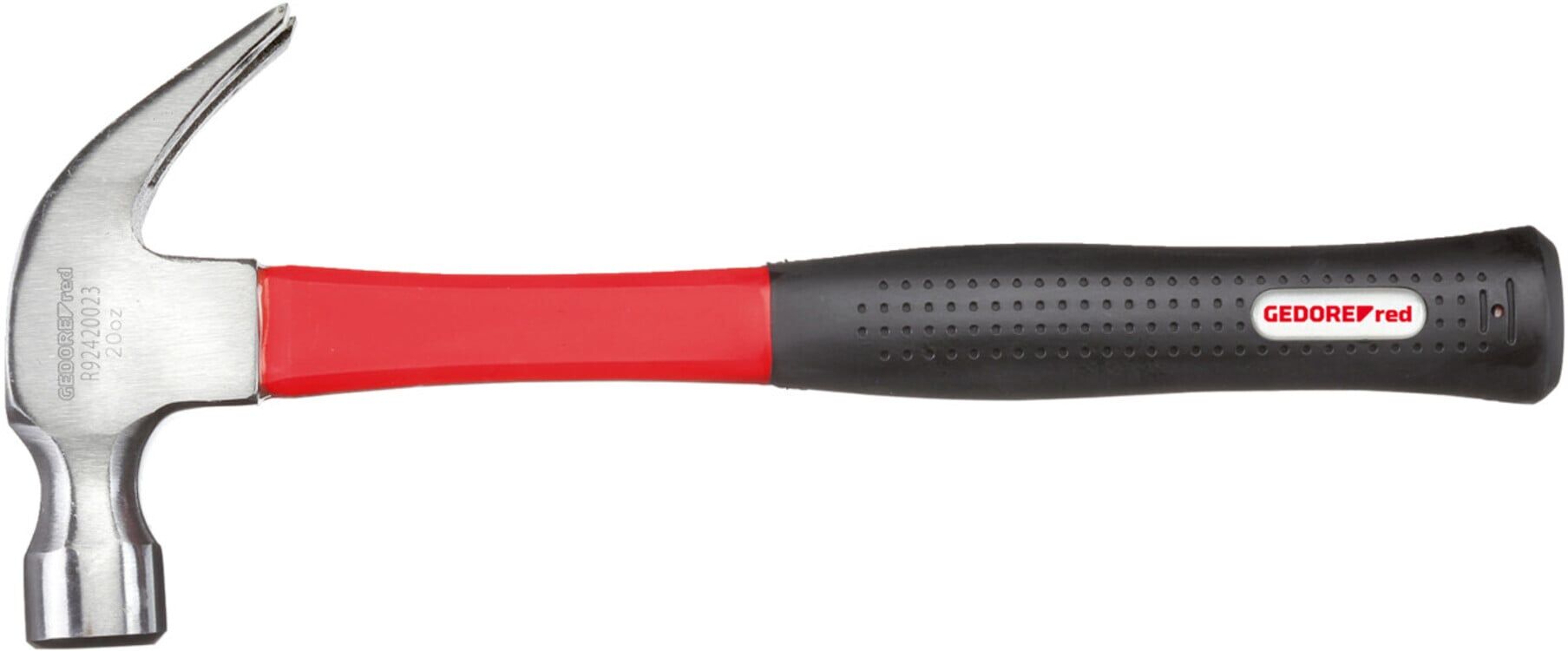 Gedore R92420023 Klauenhammer amerikanische Form 570g Fiberglas ; Gedore Red (3300782)