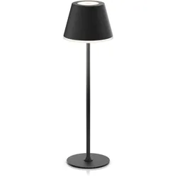 Brandson LED Tischleuchte mit Akku, Kabellos, mit Touch, Helligkeit stufenlos dimmbar, aus Metal