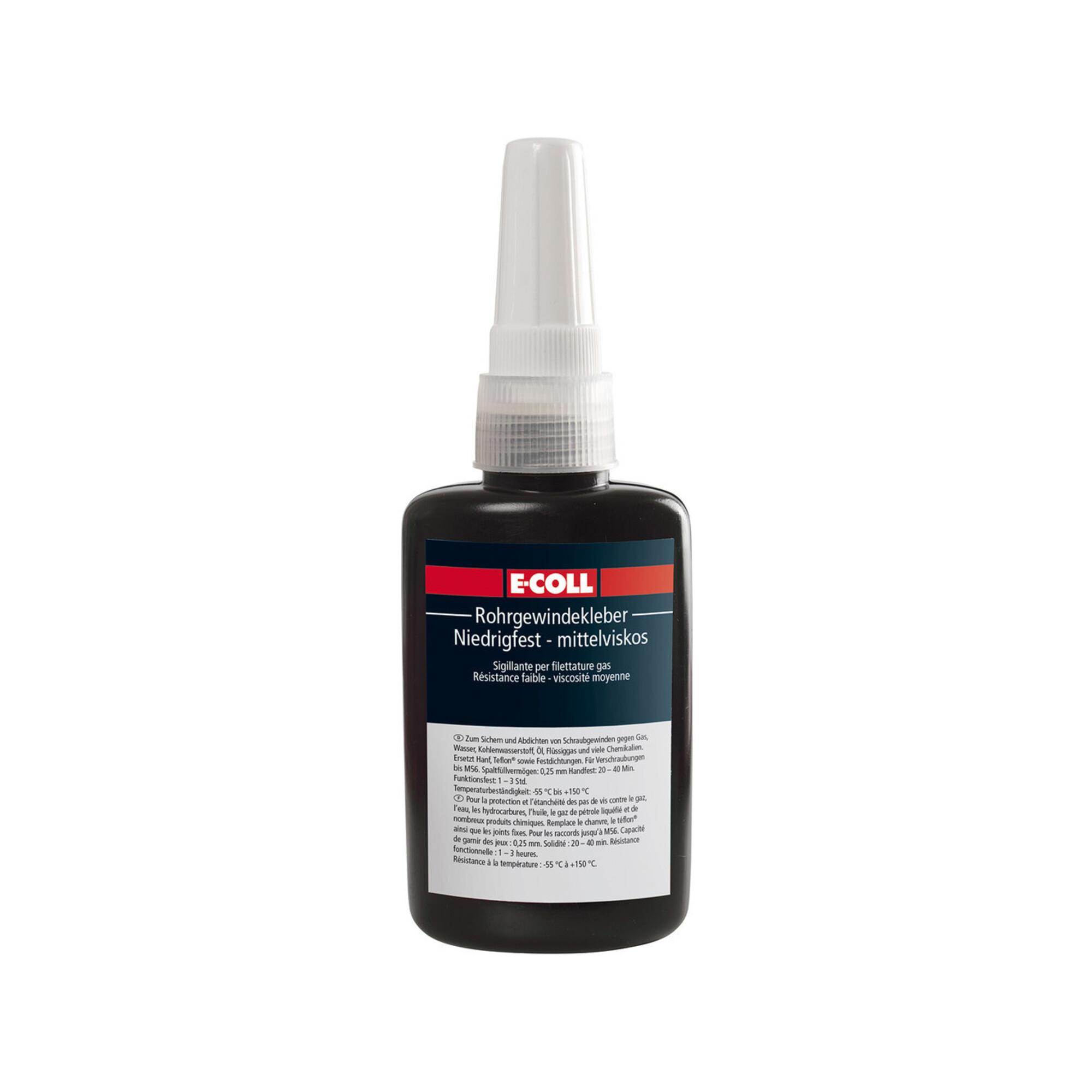 E-COLL Rohrgewindekleber 50g hochfest-mittelviskos (4317784425698)