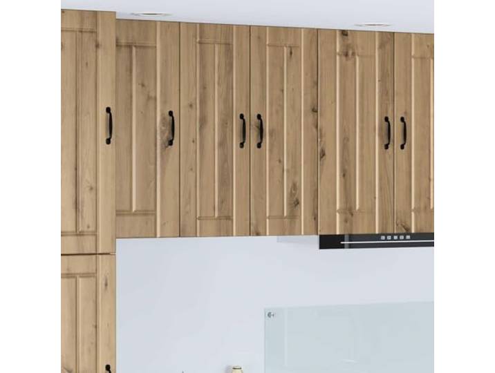 LPERTGFHU Wandschrank 2er Set Artisan-Eiche Holzwerkstoff 30 x 31 x 80 cm Robustes Design, Elegante Optik, Einfache Wandmontage