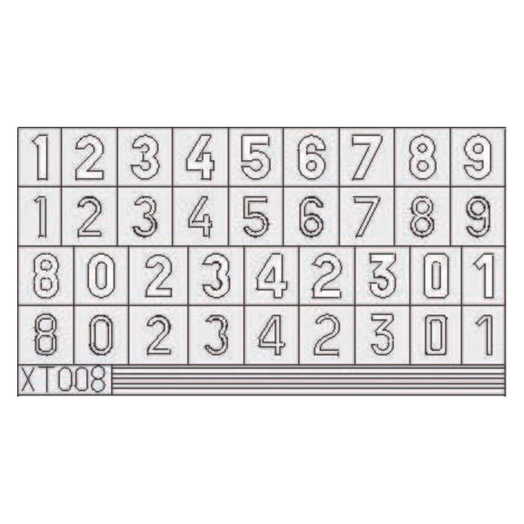 Eduard German Number Medium (XT008)