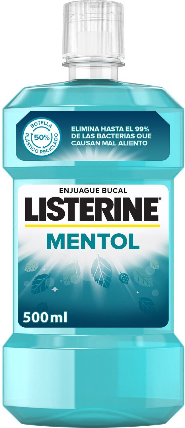 LISTERINE Enjuague Bucal Mentol 500ml