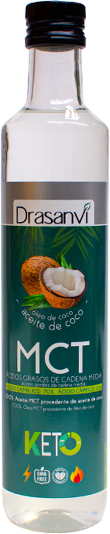 Drasanvi Keto Aceite coco MCT 500 ml