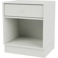Dream Nachtschrank hellgrau auf Sockel 7 cm