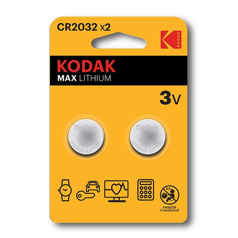 Kodak CR2032 wegwerpbare lithiumbatterij