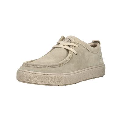 Schnürschuh BUGATTI "bugatti Halbschuhe Veloursleder", Herren, Gr. 42, beige, Veloursleder, Schuhe Schnürschuh