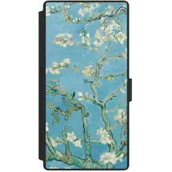 Nivocase Klapphülle für Samsung Galaxy S23 Ultra Handyhülle aus Kunst Leder NIVOflip schwarz Kunst Malerei (Samsung Galaxy S23 Ultra), Smartphone Hülle, Schwarz