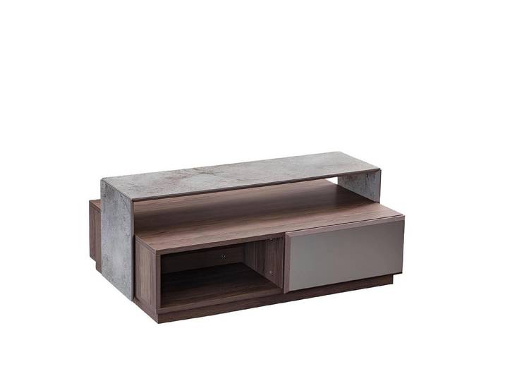 Xlmoebel Couchtisch Moderner Wohnzimmertisch in Grau mit vielseitigen Funktionen (Packung, 1-St., Couchtisch), Hergestellt in Europa