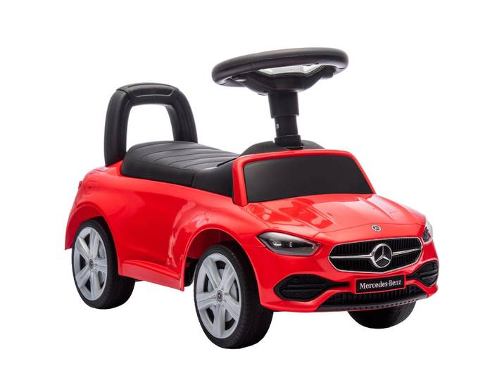 Aiyaplay Rutschauto Kunststoff Stahl Rot, 28x39x65 cm, Spielzeug, Kinderfahrzeuge
