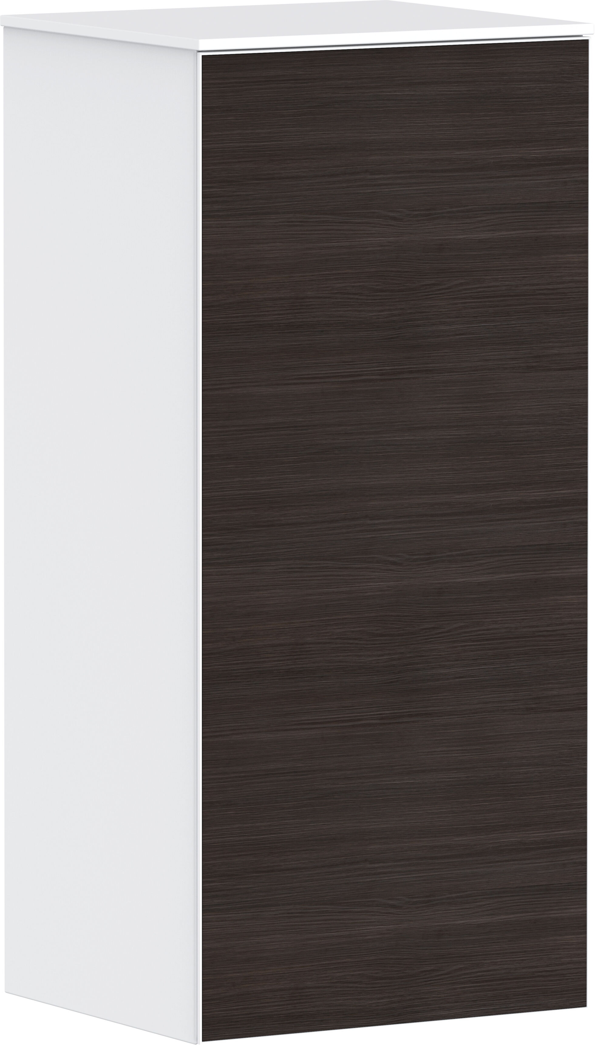 Hansgrohe Xevolos E armoire mi-haute 54215730 400x360x890mm, droite, blanc mat, chêne foncé