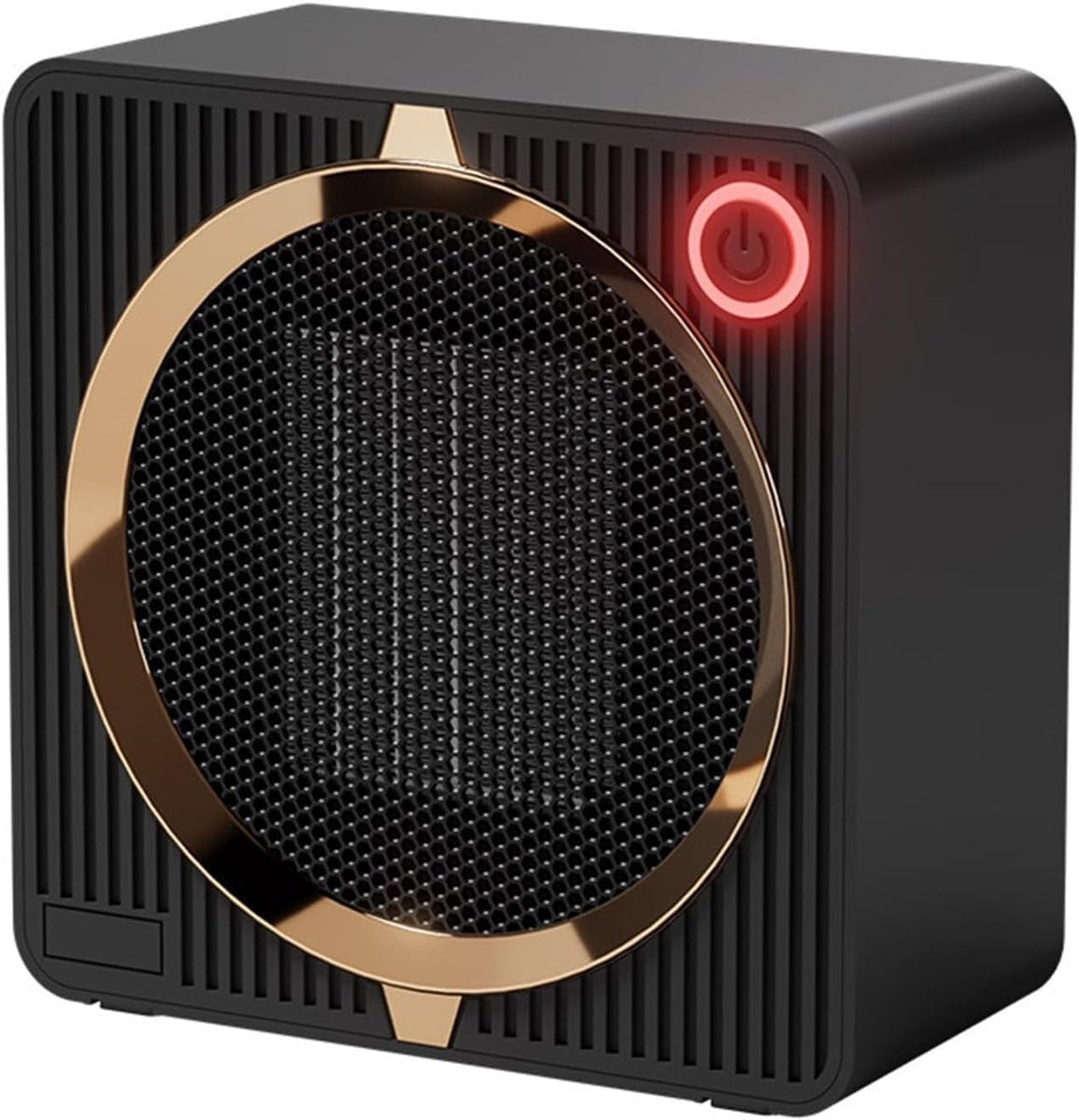 Compacte keramische ventilator kachel 500W - Zwart - Modern design