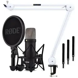 RØDE NT1 Signature Black Mikrofon mit Gelenkarm WH, Mikrofon