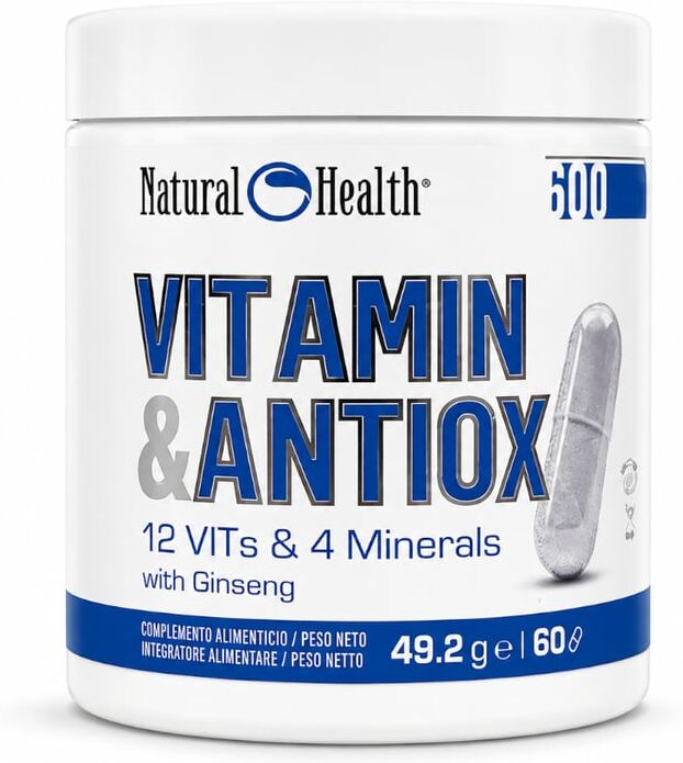 Natural Health Vitamin & Antiox 60 Caps