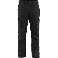 Stretch Bundhose "1444" Industrie - D124 - schwarz/dunkelgrau
