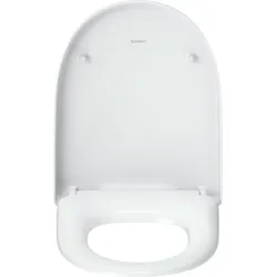 Duravit Univavo WC-Sitz D-shaped 0024490000 Absenkautomatik, abnehmbar, Scharniere Edelstahl, Weiß