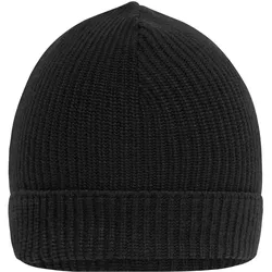 Strickmütze "MB7137" recycelt - black