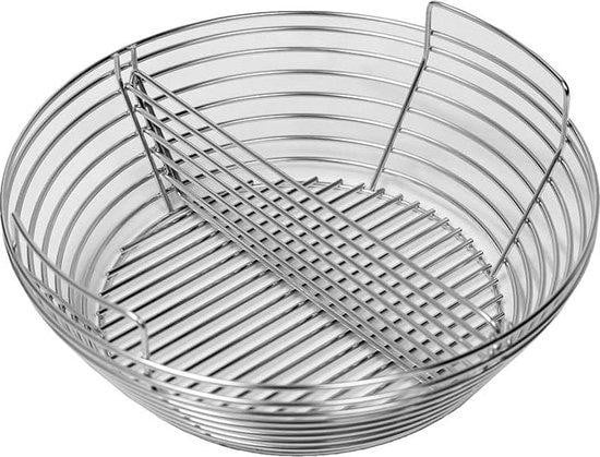 Famanu Kamado-grill voor in de tuin met grillrooster van roestvrij staal, 21 cm
