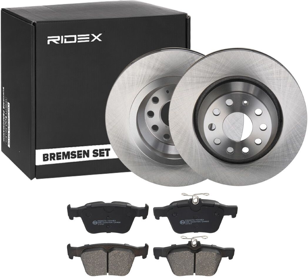 RIDEX 3405B0510 Brake discs and pads set