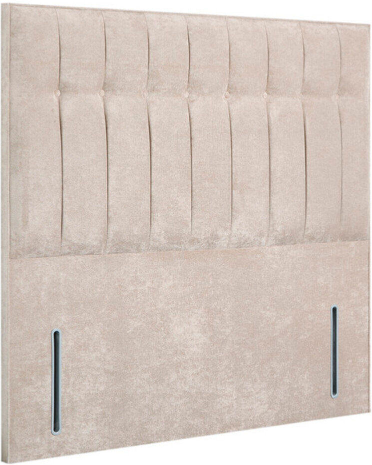 Marlow Home Co. Robbins Upholstered Panel Headboard Trufle/Kensington Double (4'6)