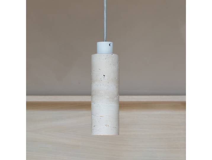 Pendelleuchte Tivoli 12 x 276 x 12cm Weiß/Weiß Iron, Marble GU10