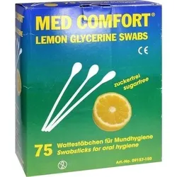 LEMON SWABS Mundpflegestäbchen 75 St