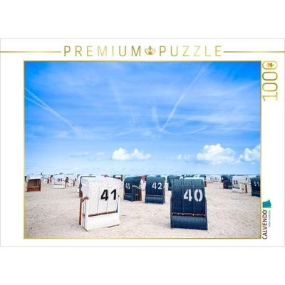 CALVENDO Puzzle Strand von Schillig | 1000 Teile Lege-Größe 64x48cm Foto-Puzzle für glückliche Stunden