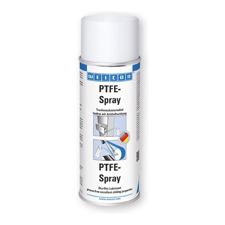 WEICON PTFE-Spray, fettfreies Trockenschmiermittel, 400 ml, weiß (11300400)