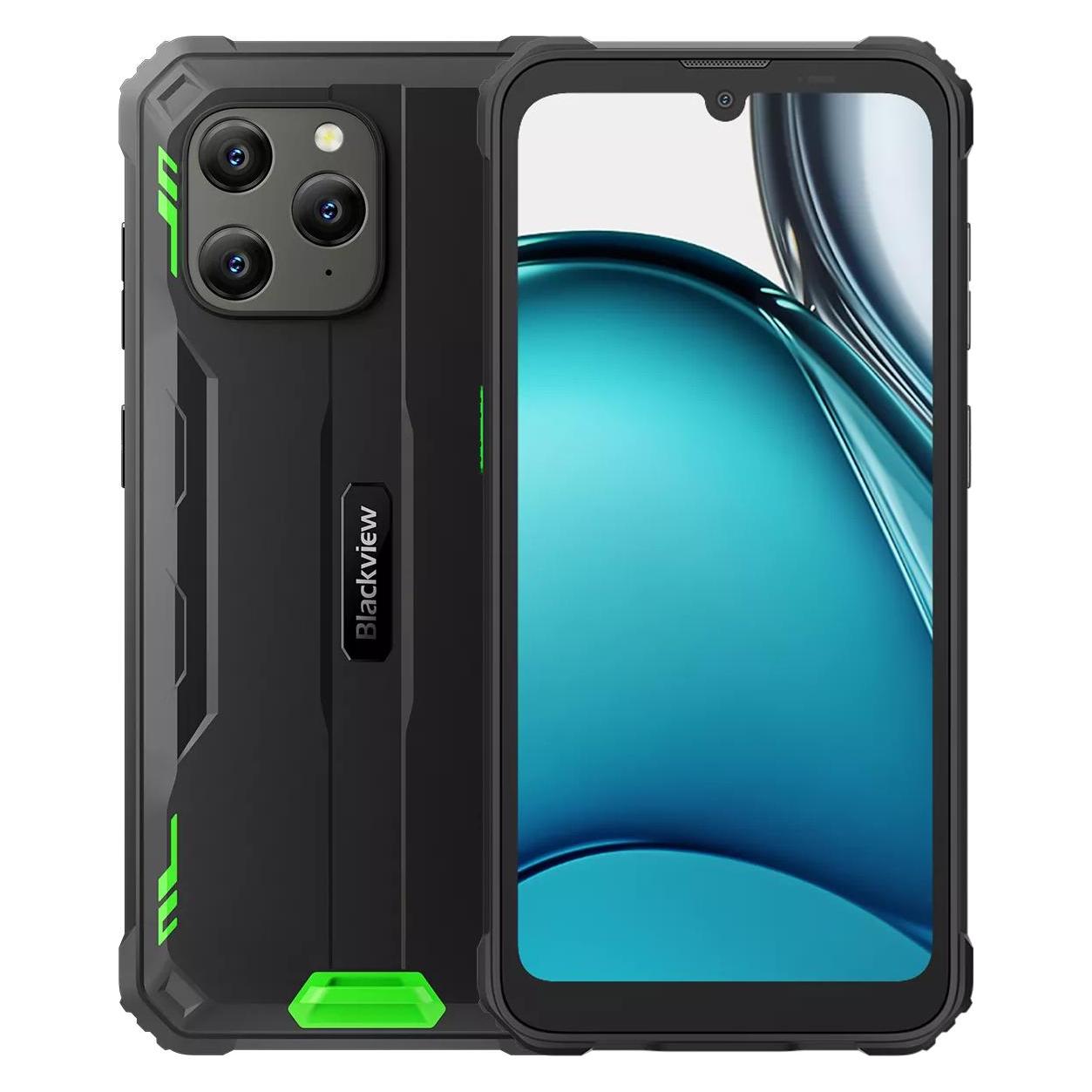 Blackview BV5300 Plus (128 GB, Schwarz, Grün, 6.10", Dual SIM, 4G) (BV5300PLUS8/128GBGREEN)