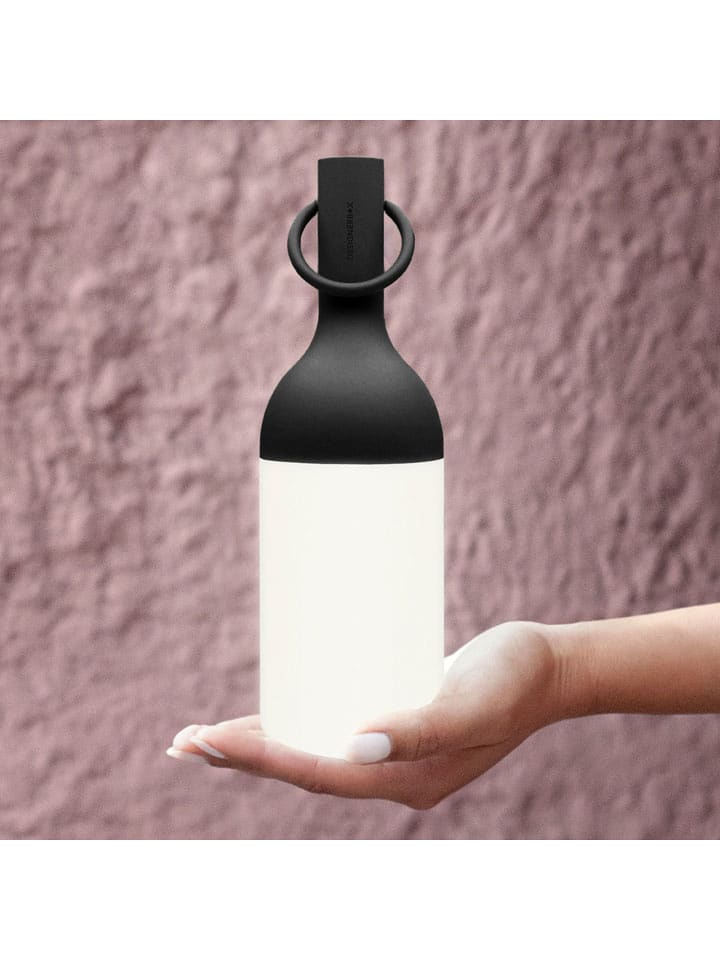lumisky LED-Laterne "Elo" in Weiß/ Schwarz - (H)31 x Ø 10 cm - onesize