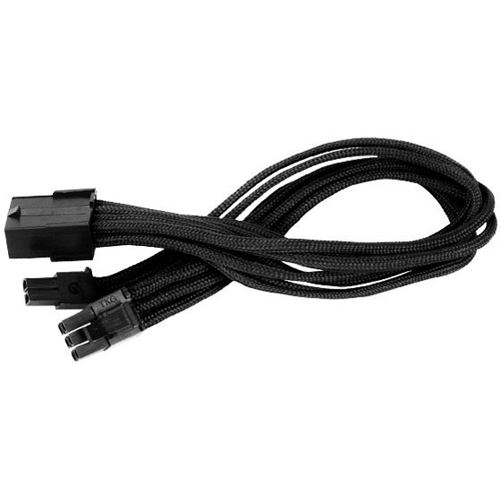 Silverstone 8-Pin-PCIe auf 6+2-Pin-PCIe Verlängerung - 250mm schwarz