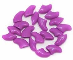 Uplift Essentials 20 Piece Soft Silicone Cat Nail Caps Safe Anti Scratch Claw Covers With Adhesive Glue purple m