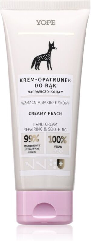 Yope Creamy Peach crème hydratation intense mains 50 ml