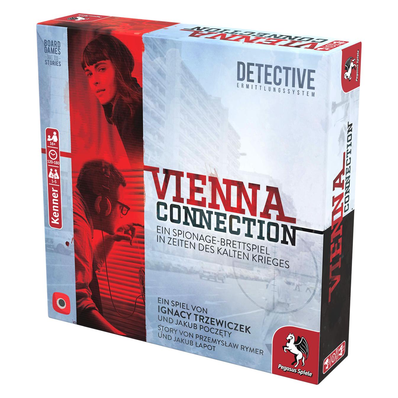 Pegasus 57513G - Vienna Connection, Brettspiel, 1-5 Spieler, ab 16 Jahren (DE-Ausgabe) (Deutsch, 1 - 5 Spieler) (57513G)