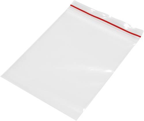 Druckverschlussbeutel ohne Beschriftungsstreifen (B x H) 70mm x 100mm Transparent Polyethylen