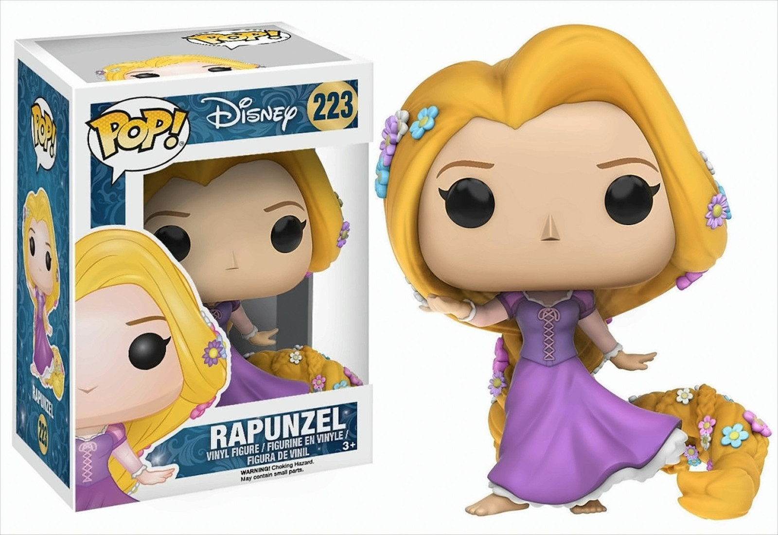 Funko Pop! Rapunzel figuur met jurk, 9 cm