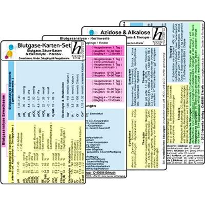 Blutgase-Karten-Set - Medizinische Taschen-Karte, Sonstige von , Hawelka, Uwe, 978-3-86957-263-5
