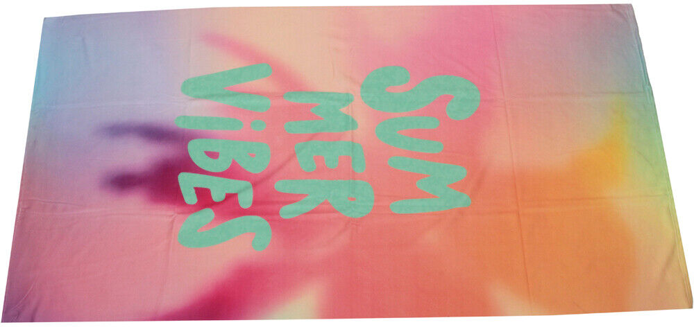 Secaneta 90x170 micro estampada summervibes toallas playa Multicolor (UNICA)