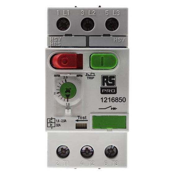 RS PRO MS32-2,5 Motor Protection Switch (1216850)