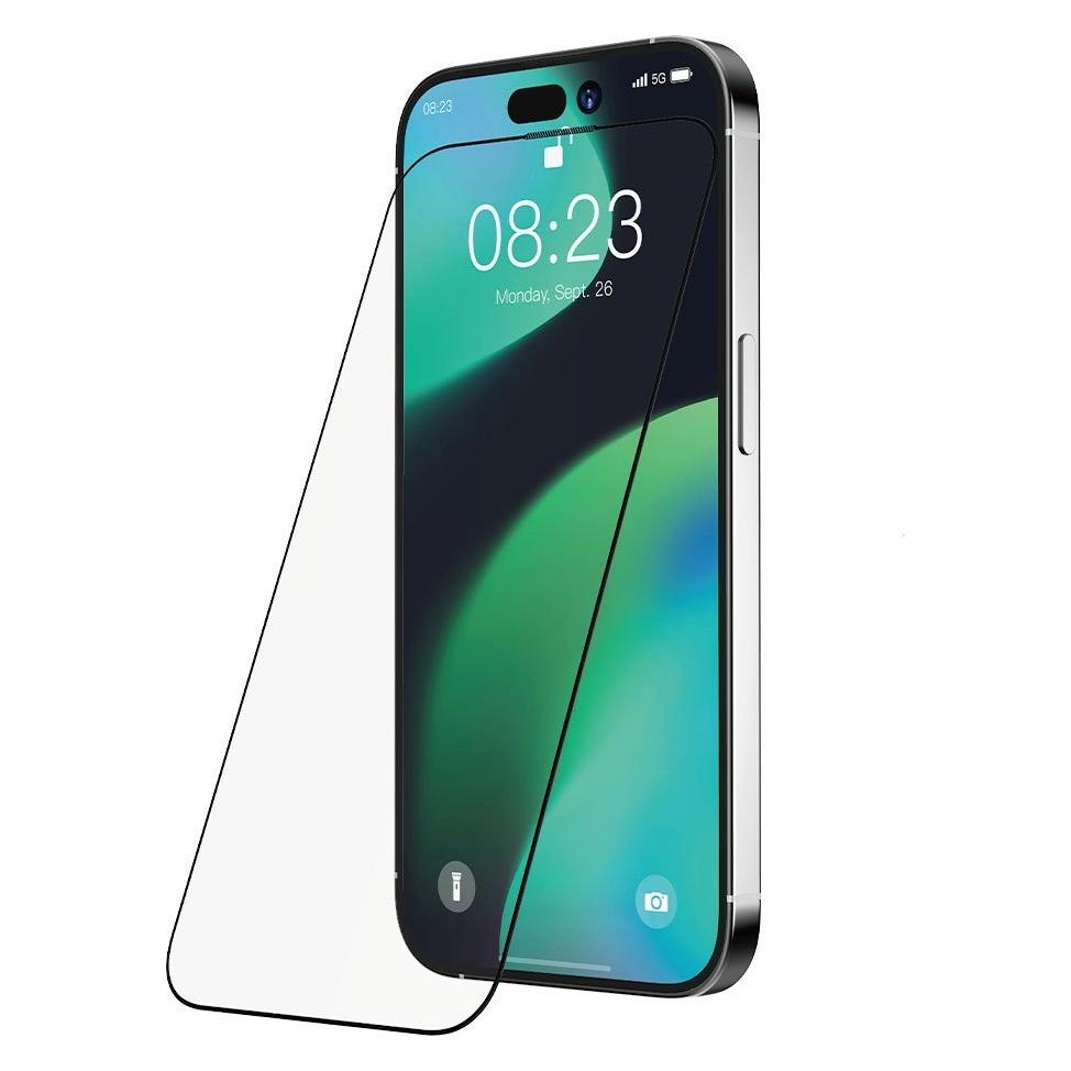 Devia Van Series Schwarz / Schutzglas / Apple iPhone 15 Pro / Antistatisch (Apple iPhone 15 Pro) (6938595388903)