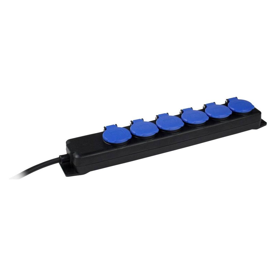 As - Schwabe Verteilersteckdose Baustelle (6x, CEE 7/3, 1.50 m) (38616)