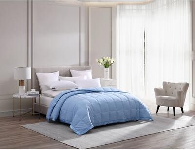 Serta Microfiber White Down Blanket