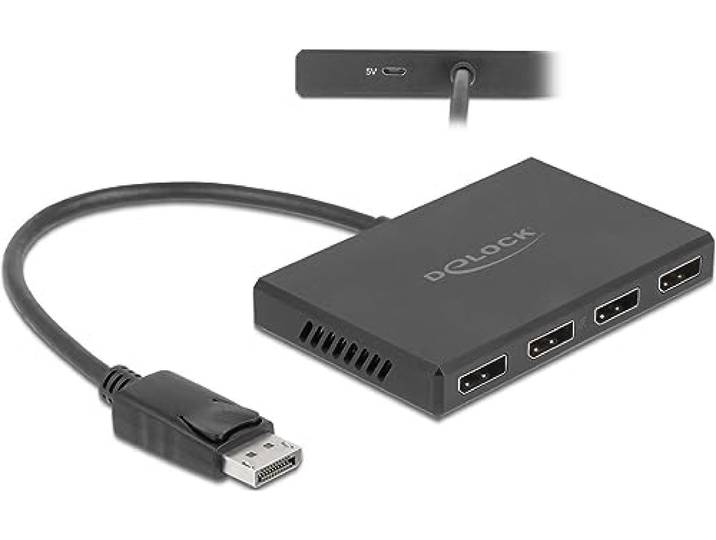 Delock DisplayPort 1.4 splitter 1 x DisplayPort in 4 x DisplayPort Out