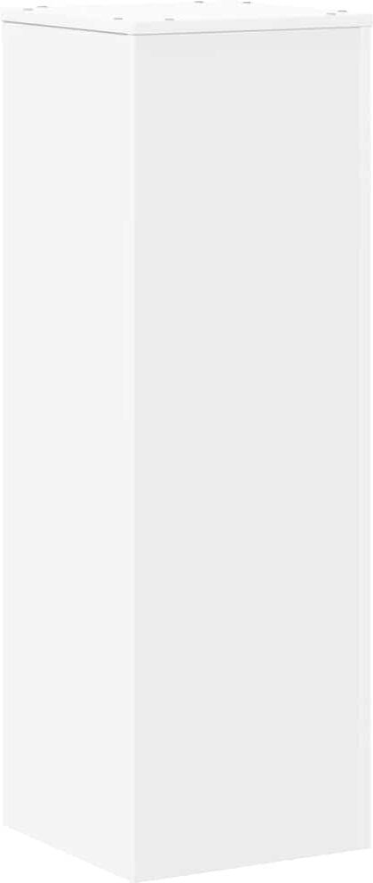 vidaXL Support pour plantes blanc 33x33x100 cm bois d'ingénierie