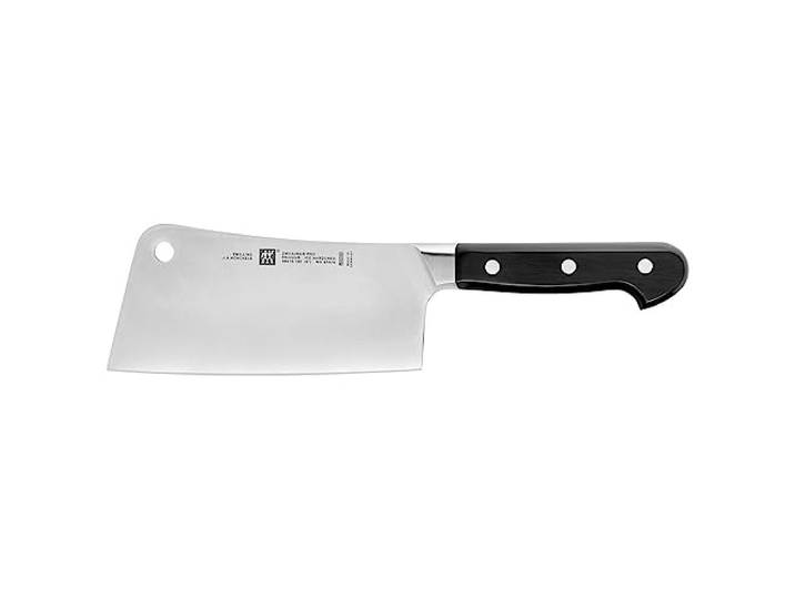 ZWILLING Pro Hackmesser, Klingenlänge: 16 cm, Rostfreier Spezialstahl, Kunststoffgriff, Schwarz