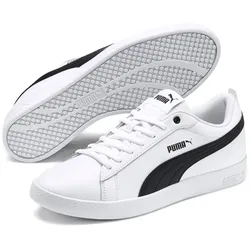 PUMA Smash V2 Leder Sneaker Damen PUMA white/PUMA black 37.5