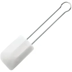 Rosle Rösle Teigschaber Silikon weiß 32 cm Backhelfer Edelstahl 18/10 hitzefest
