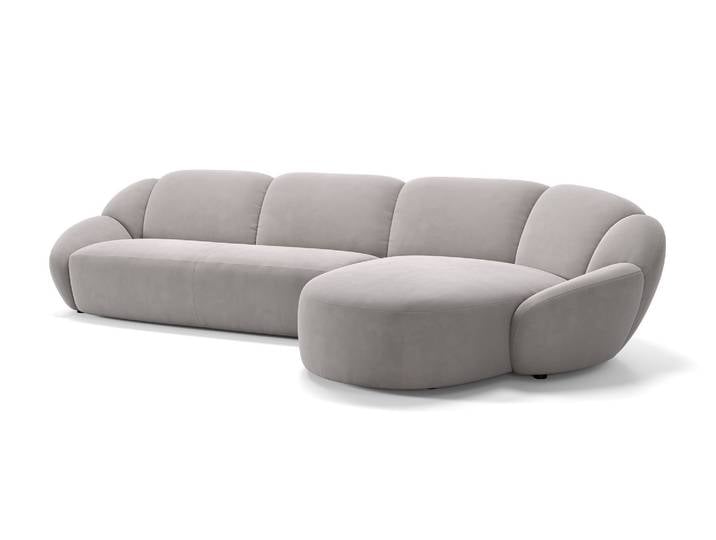 Stoff Ecksofa CAPRI L-Form Designgarnitur Eckcouch Polsterecke Designer Couch