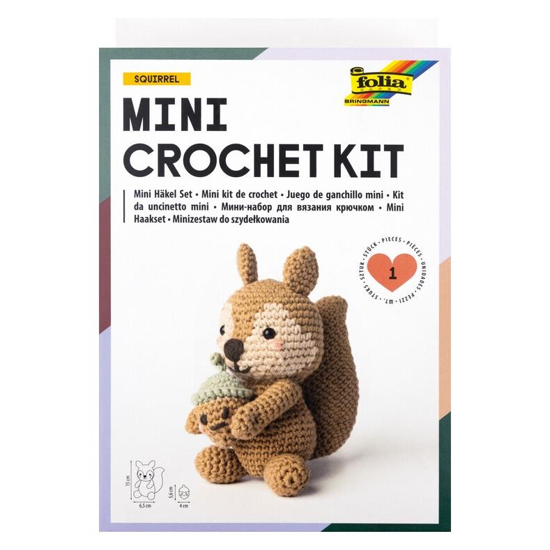 Folia Mini Crochet Set SQUIRREL (23920)