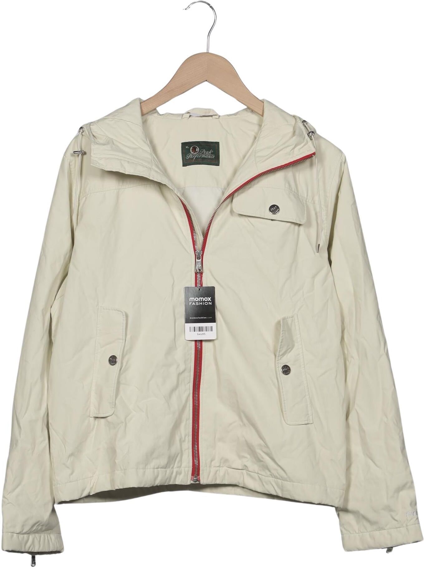 Peak Performance Damen Jacke, Cremeweiß, Gr. XL, Synthetik - Second Hand